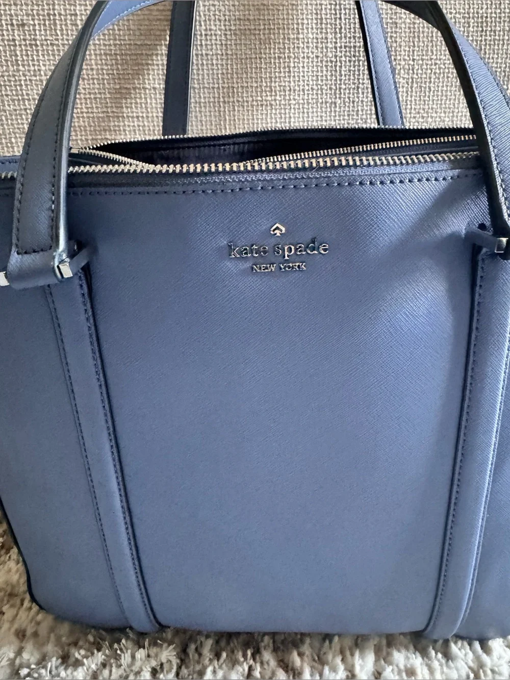 Kate Spade Briar Saffiano Leather Tote Blueberry Cobbler